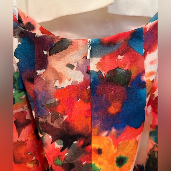 Set: White Crop Top with High Waisted Skirt - Picture 8 of 9